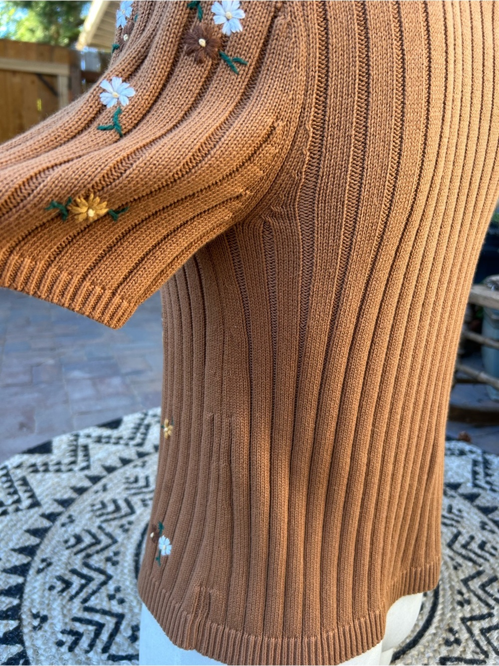 Sezane Ilane Cardigan Camel - Size S - Picture 11 of 14